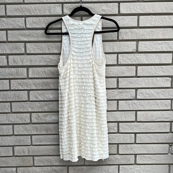 Mendocino Ruffle Tiered Racerback Mini Dress Sz L - Picture 7 of 8